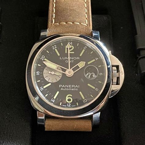 panerai luminor gmt automatic acciaio watch - pam01088|Panerai Luminor pam01088 review.